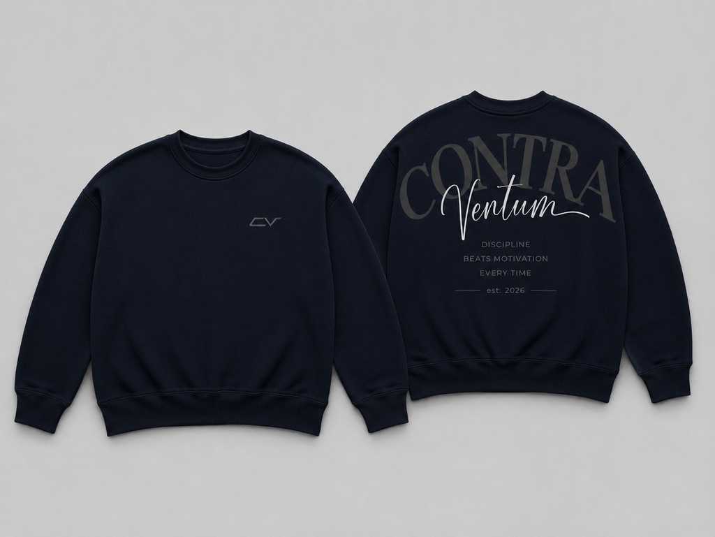 Oversized Pullover French Navy