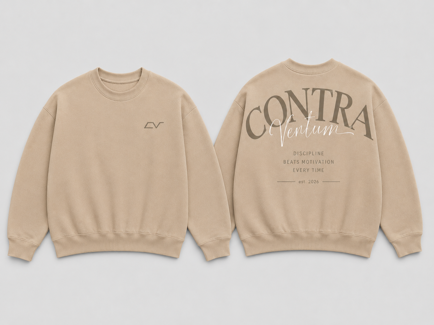 Oversized Pullover Sand