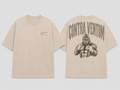 Oversize Shirt Sand "Work in Silence"